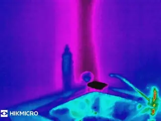 Thermogramme du même point